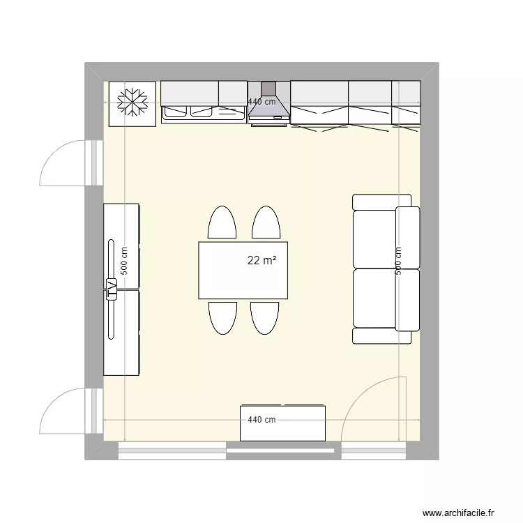 amenagement int. Plan de 
