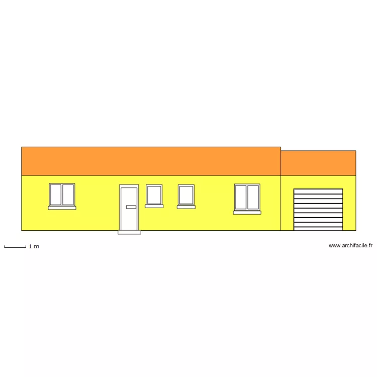 FACADE AVANT LIN-HI. Plan de FACADE AVANT LIN-HI. Plan de