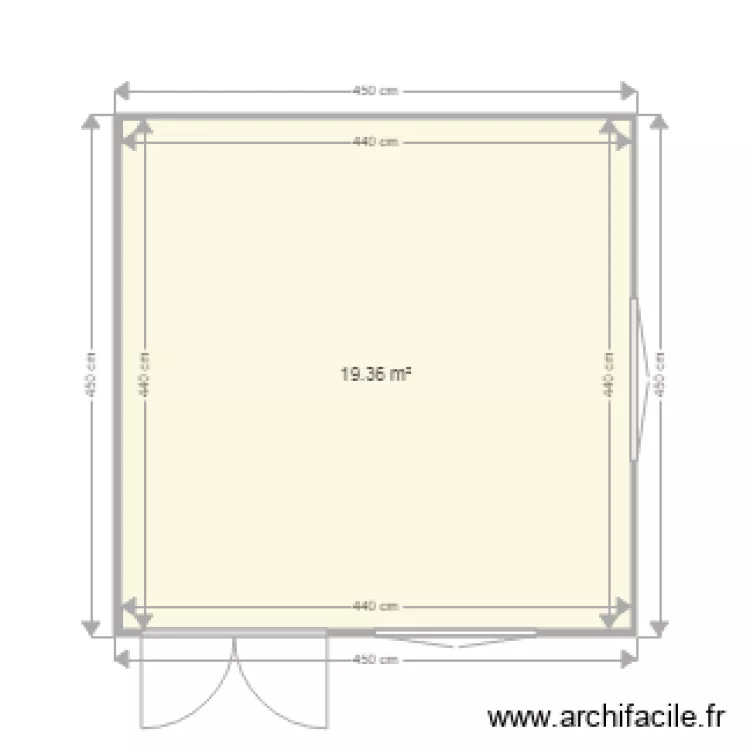 CHALET PORT VIRIGNIN. Plan de 