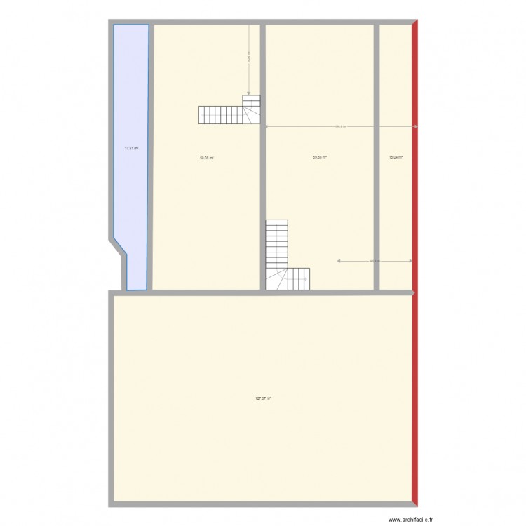 Grange SJS v25 1 étage. Plan de 0 pièce et 0 m2