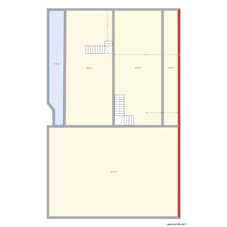 Grange SJS v25 1 &eacute;tage. Plan de 