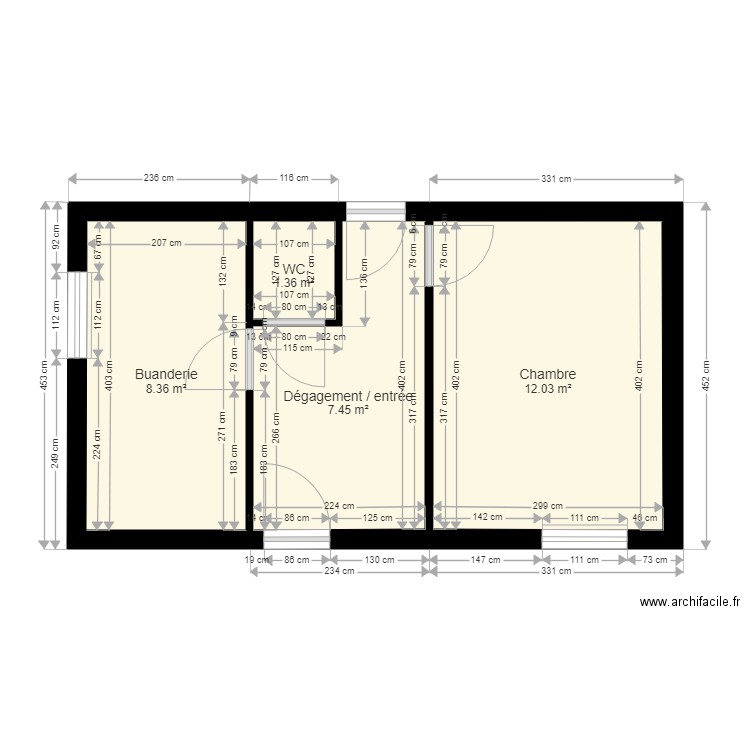 Garage mod . Plan de 0 pièce et 0 m2
