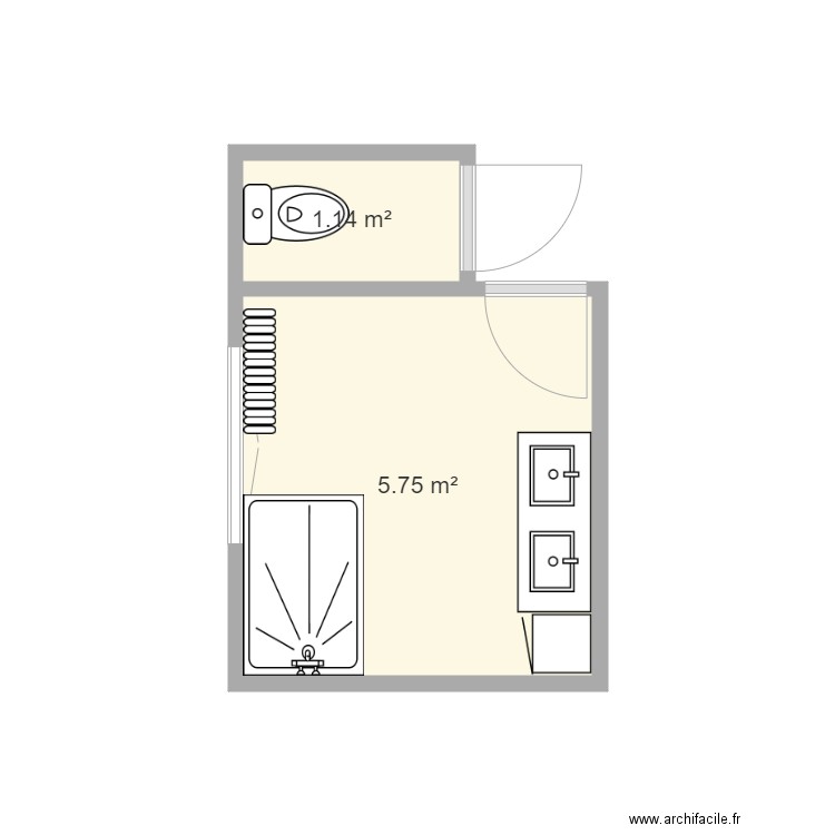 Langlois. Plan de 0 pièce et 0 m2