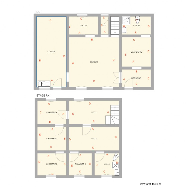 GUITARD MAISON 2. Plan de 0 pièce et 0 m2