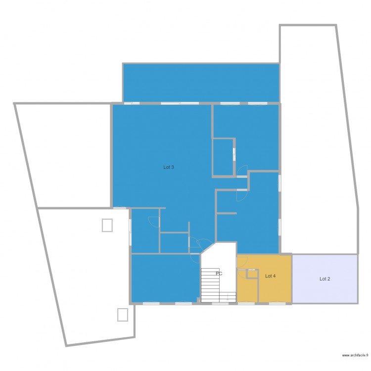 plan étage 1 escale port arthur. Plan de 0 pièce et 0 m2