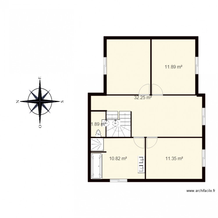 MICHEL BERNARD ETAGE. Plan de 0 pièce et 0 m2