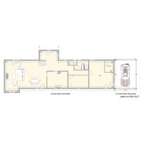 Plan des niveaux Rez de Chaussée Projet