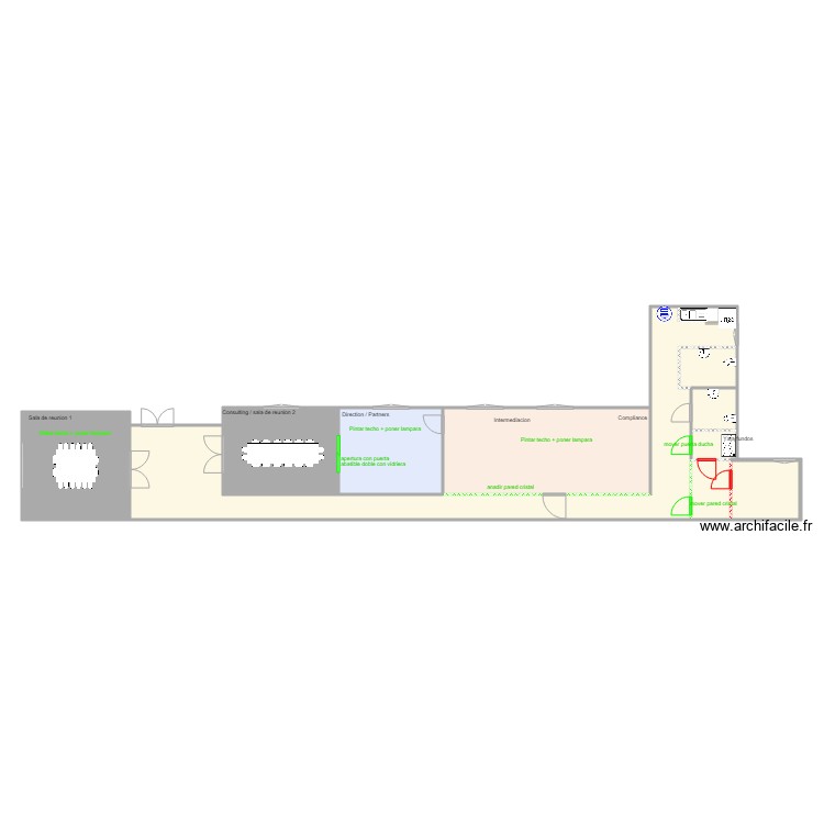 obras fortuny. Plan de 0 pièce et 0 m2 obras fortuny. Plan de 0 pièce et 0 m2