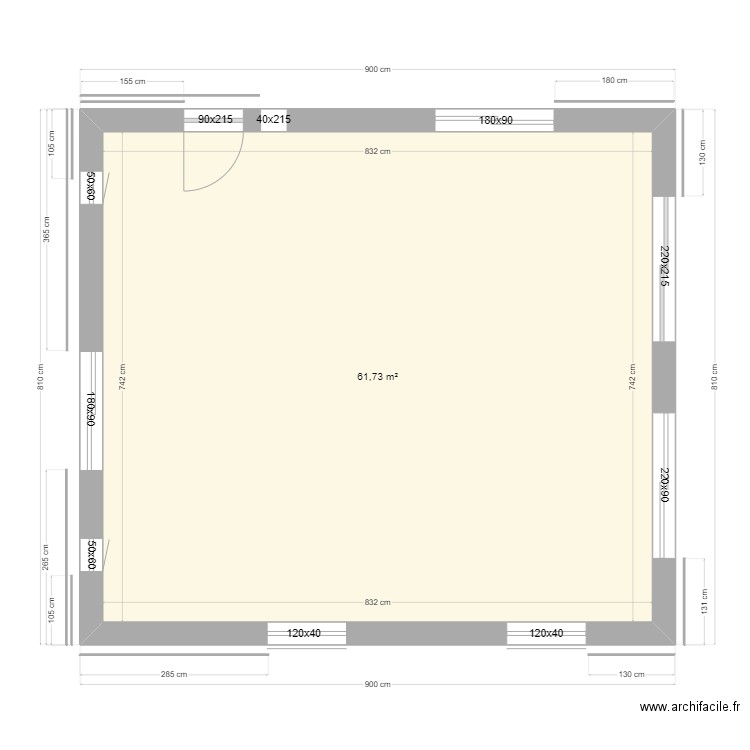 RDC MACONNERIE JORGE. Plan de 0 pièce et 0 m2