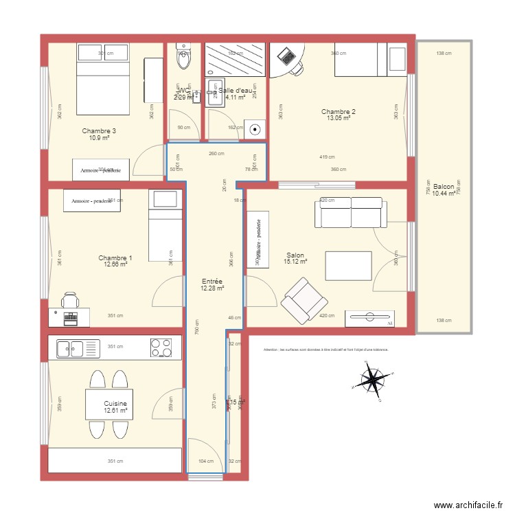 BI 1558. Plan de 0 pièce et 0 m2