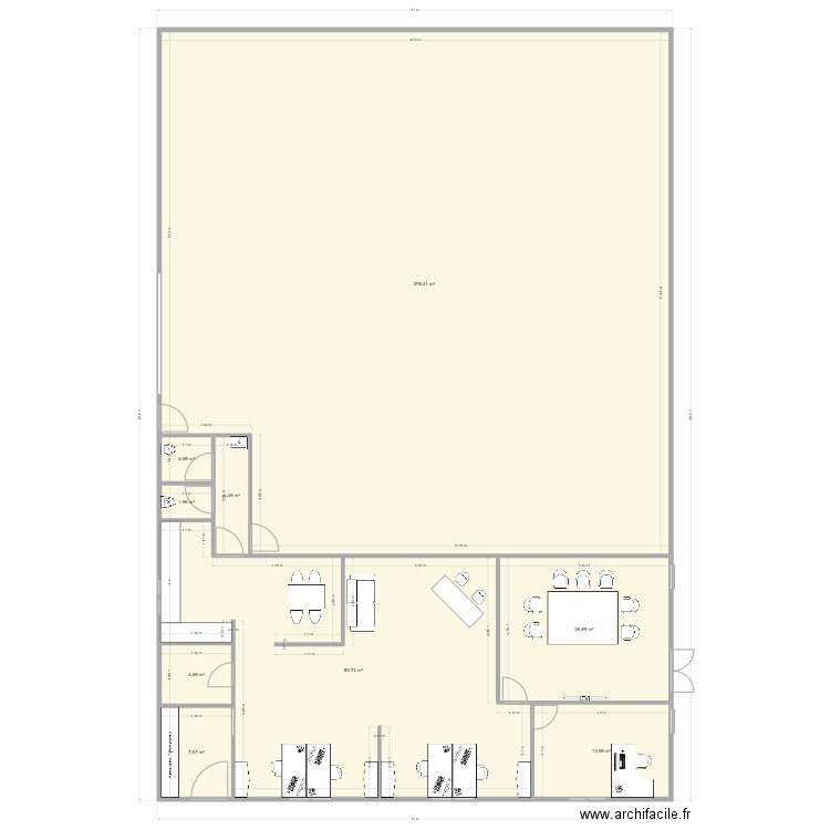 extension maison. Plan de 9 pièces et 421 m2