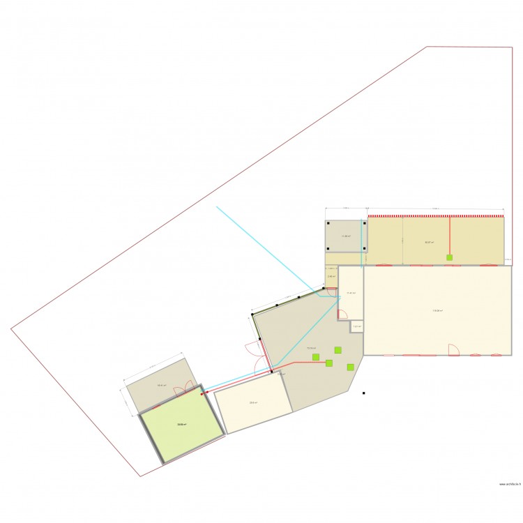 plan coté Abris de jardin. Plan de 0 pièce et 0 m2