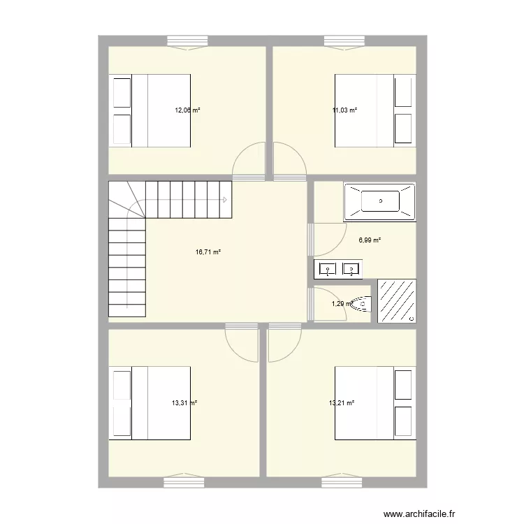 PLAN ETAGE BIS. Plan de 