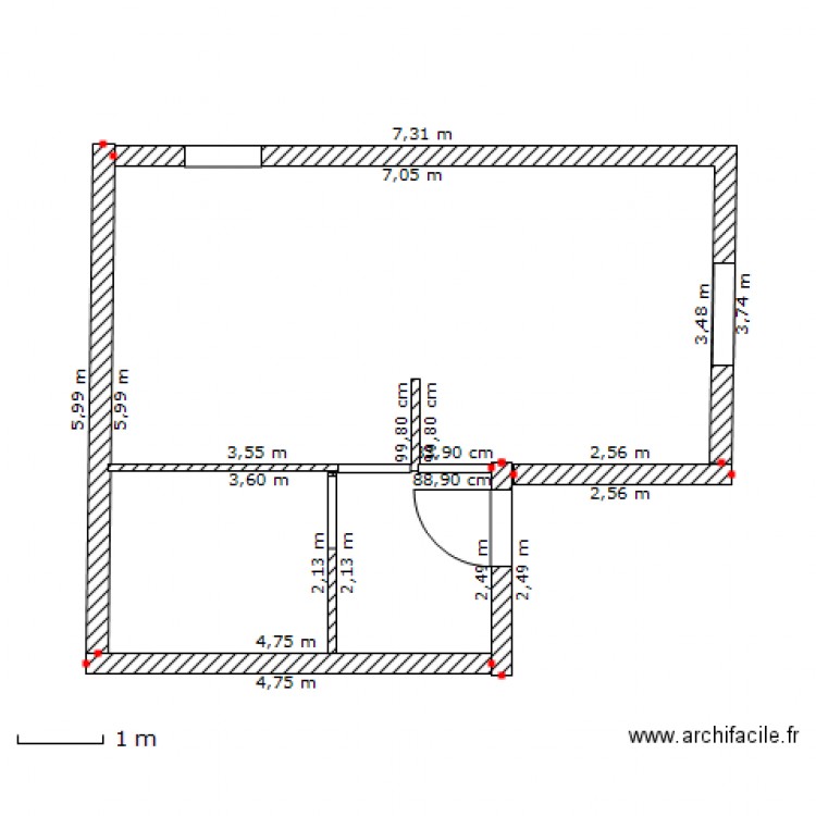 projet maison Caen. Plan de 0 pièce et 0 m2