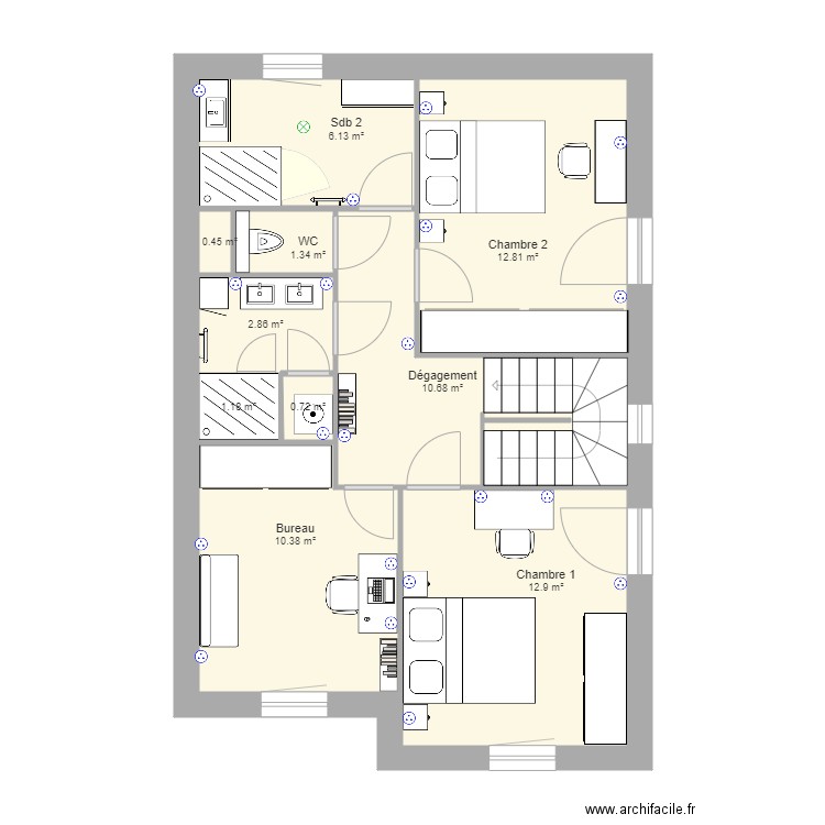 ArtMonia étage elec. Plan de 0 pièce et 0 m2