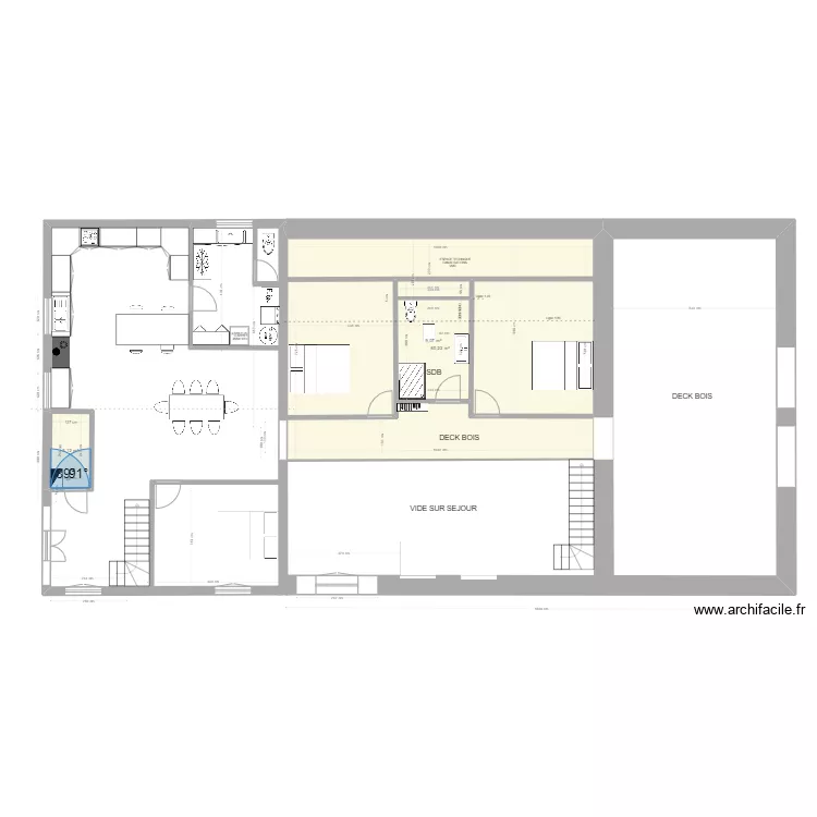 RDC2 MAISON KAIRON. Plan de 