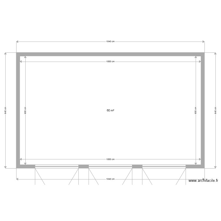 garage 3 voitures. Plan de 0 pièce et 0 m2