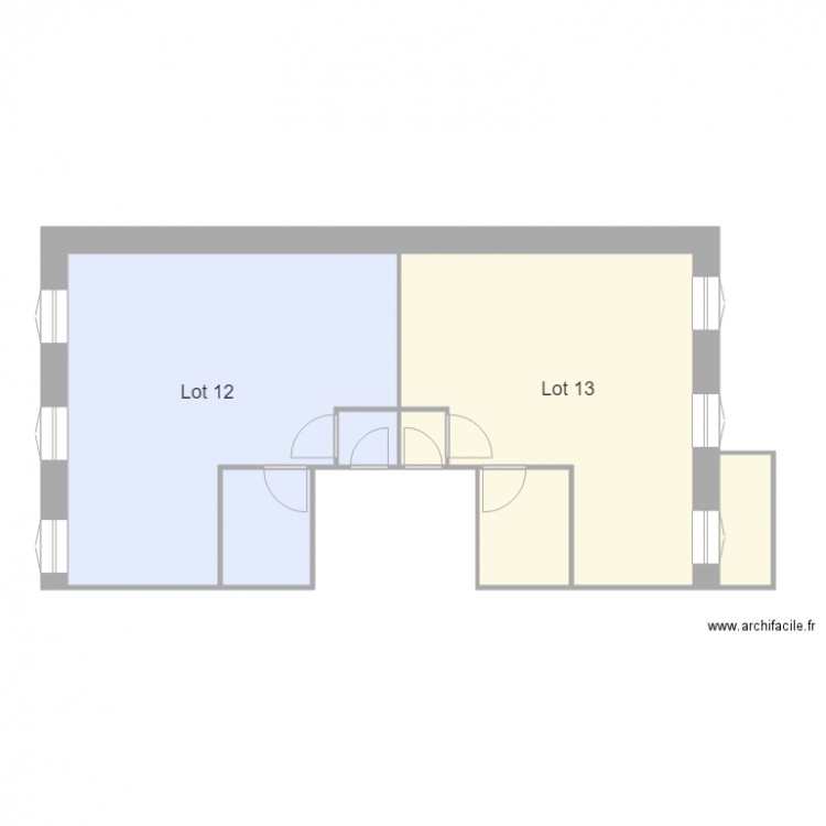 lotz jaubert. Plan de 0 pièce et 0 m2