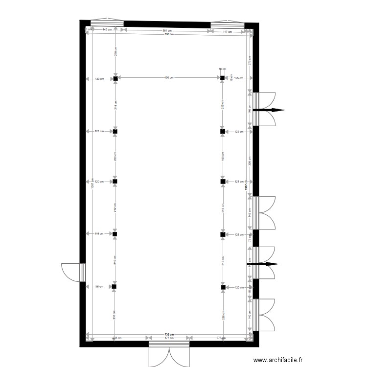 Restaurant Plan. Plan de 0 pièce et 0 m2