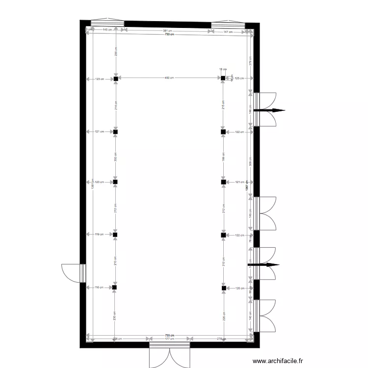 Restaurant Plan. Plan de 