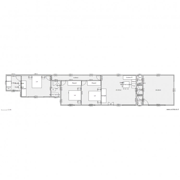 Plan Futur meublé. Plan de 0 pièce et 0 m2