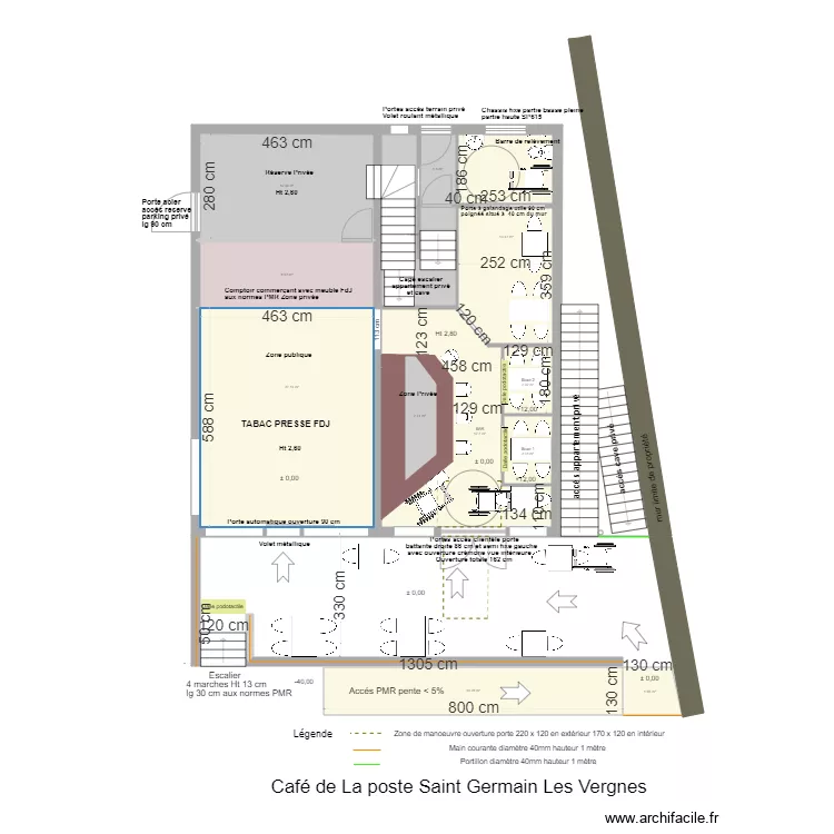 Projet 2307b. Plan de 