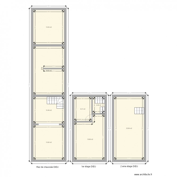 DIEU plans de base. Plan de 0 pièce et 0 m2