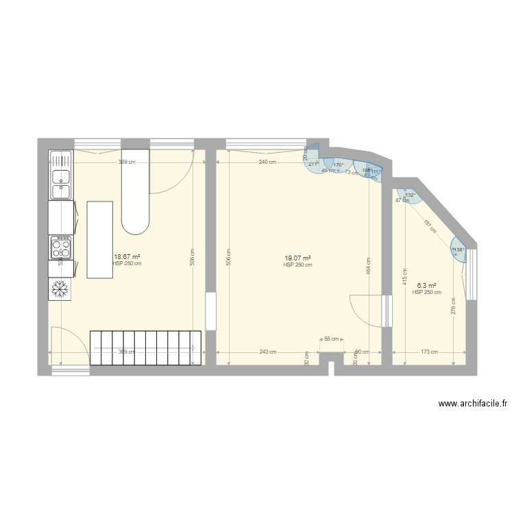 20190315 SOLTERRE 1 PLACE BOURG Plan Cuisine 1. Plan de 0 pièce et 0 m2