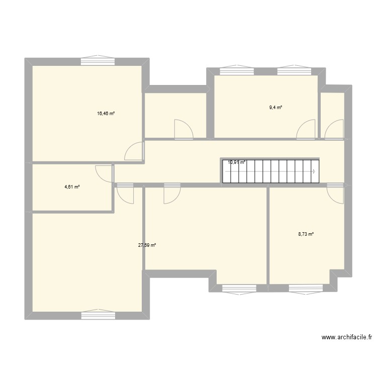 VDB 1er etage. Plan de 0 pièce et 0 m2