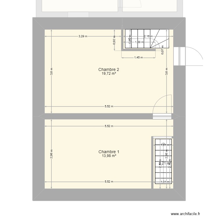 MAIDMENT. Plan de 8 pièces et 133 m2