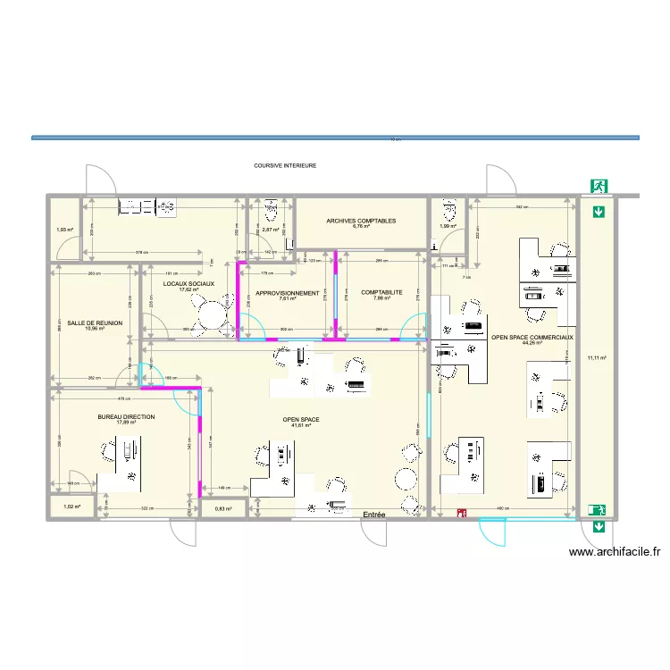 Extension Bureaux Aprocab Projet. Plan de Extension Bureaux Aprocab Projet. Plan de
