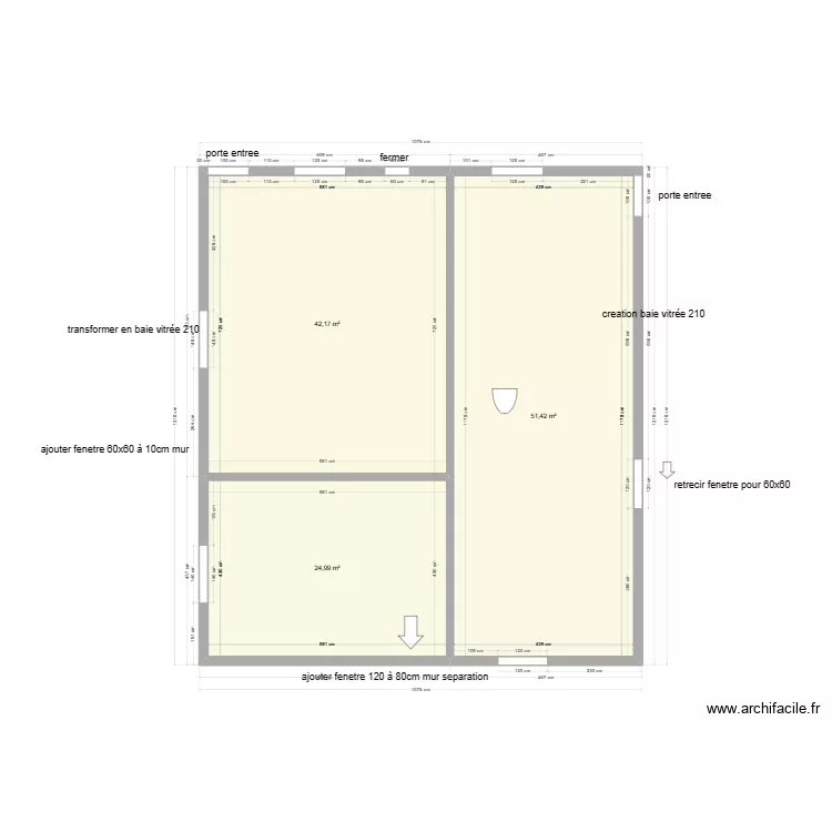 papy travaux. Plan de 