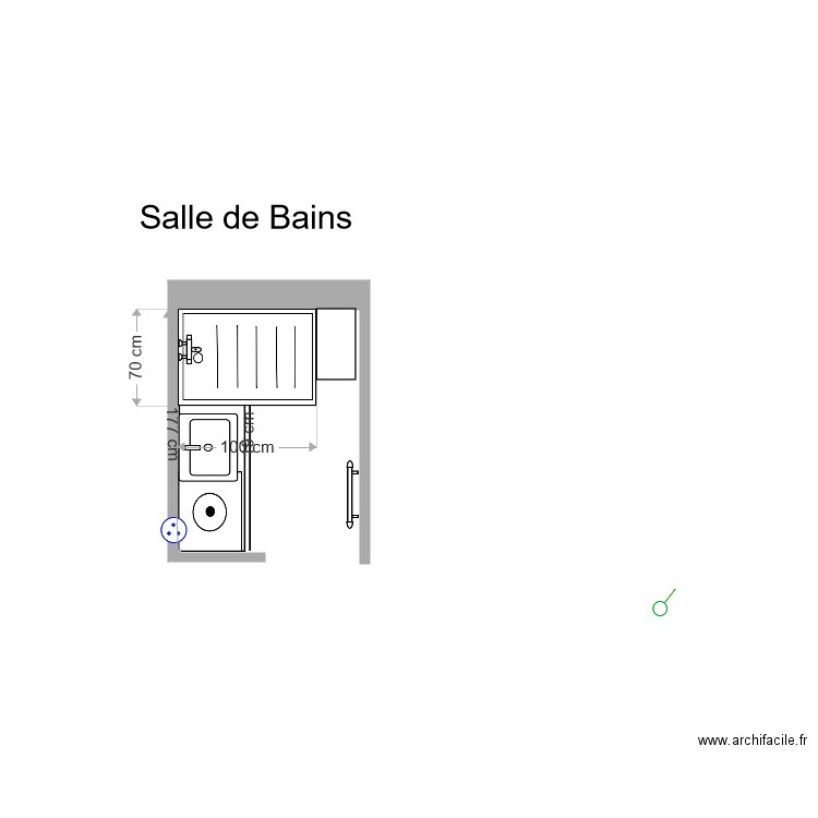 SdB 08. Plan de 0 pièce et 0 m2