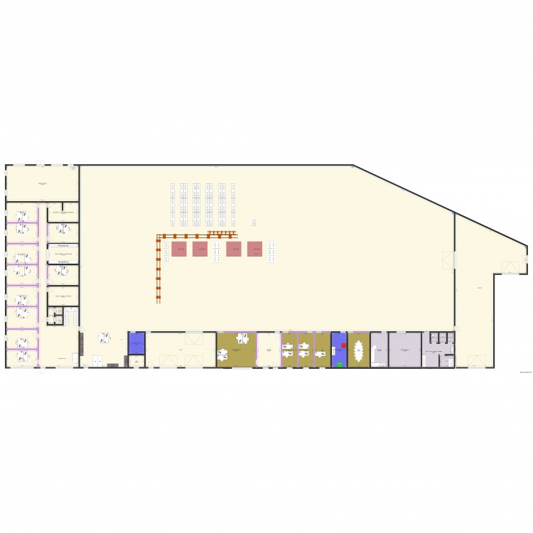 Entrepôt Agencement. Plan de 0 pièce et 0 m2