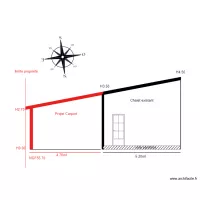 facade nord   chalet 60