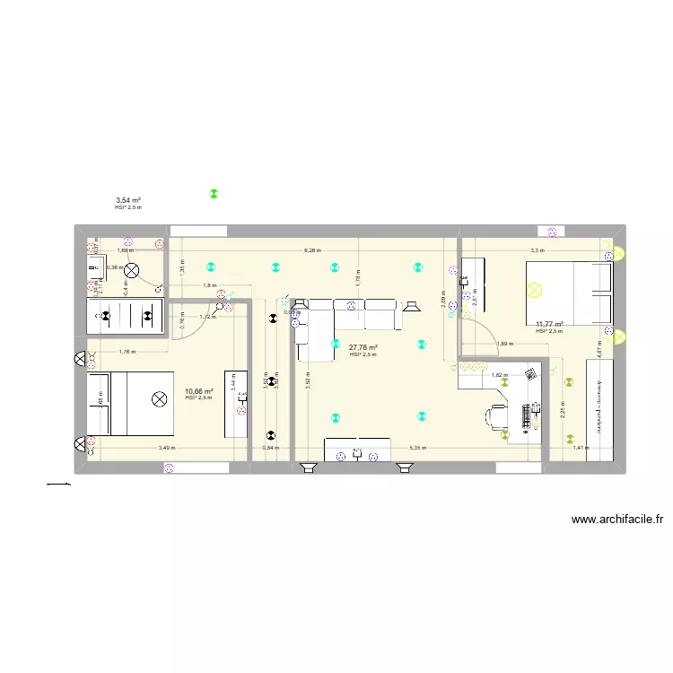 1 ETAGE. Plan de 1 ETAGE. Plan de