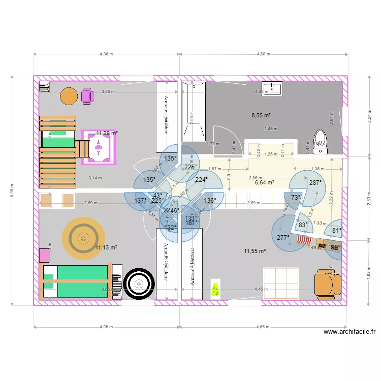 MAISON BEAUFORT 1ER SEUL. Plan de 