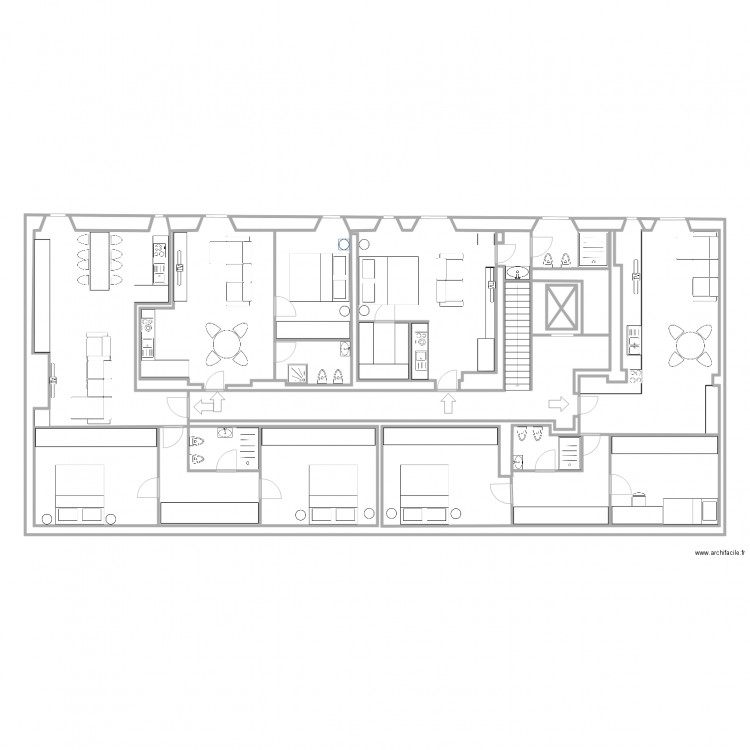 atico benedetto marcello. Plan de 0 pièce et 0 m2