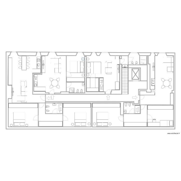 atico benedetto marcello. Plan de 