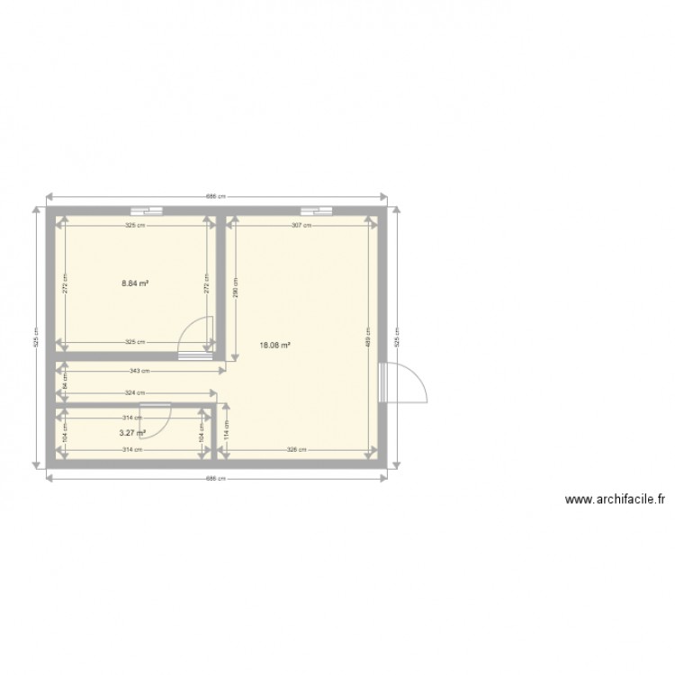 F2 ARRIERE CLO EXISTANT. Plan de 0 pièce et 0 m2