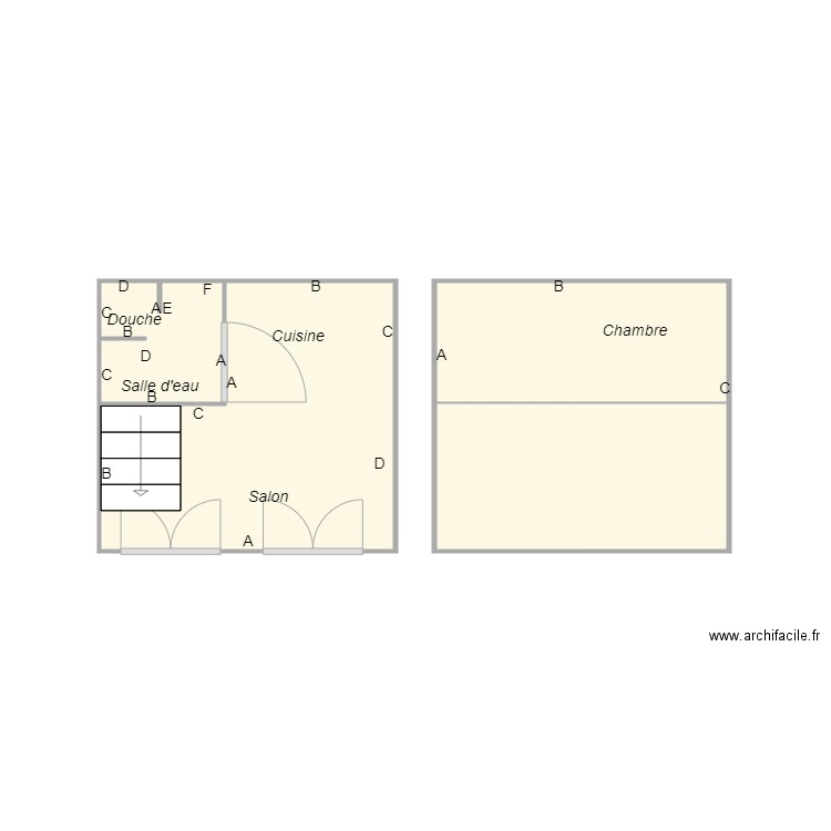 JOLY Croquis appt 5. Plan de 0 pièce et 0 m2