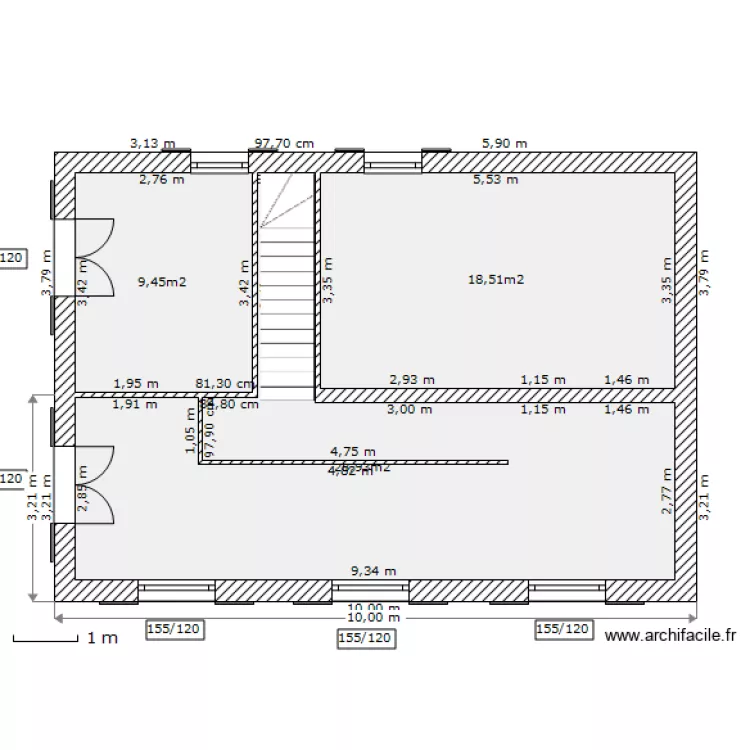 BONTEMPS N1 V1. Plan de 
