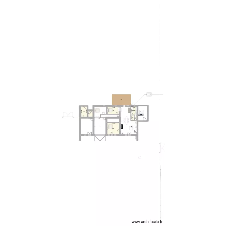 rancy après travaux. Plan de 8 et 87 m² rancy après travaux. Plan de 8 et 87 m²