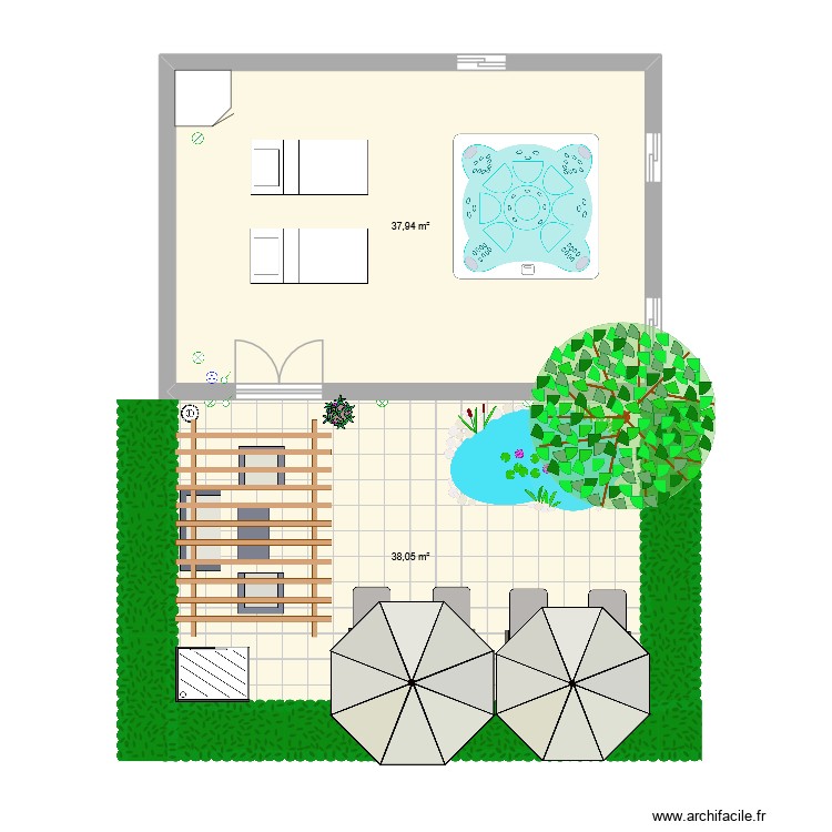 insitut exterieure. Plan de 0 pièce et 0 m2