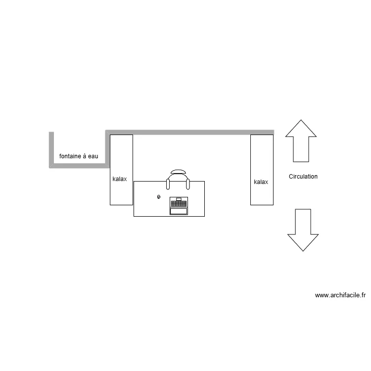 espace Marietta. Plan de 