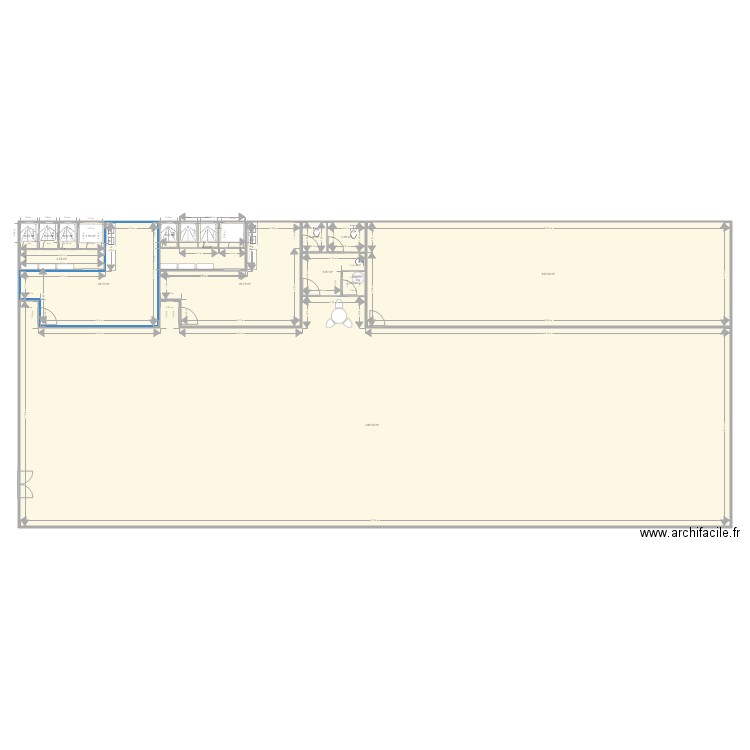 local riberac3. Plan de 0 pièce et 0 m2