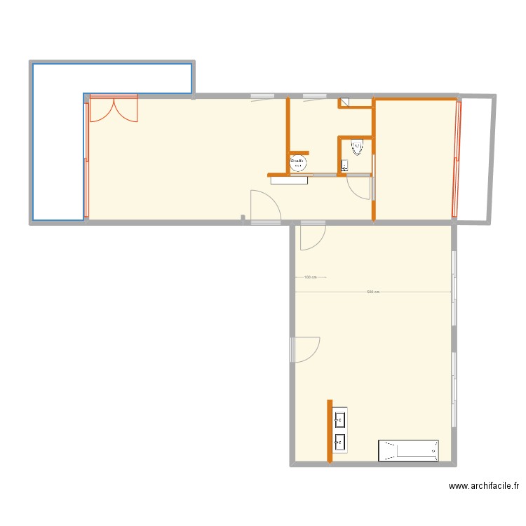 SHUTTERS. Plan de 7 pièces et 97 m2