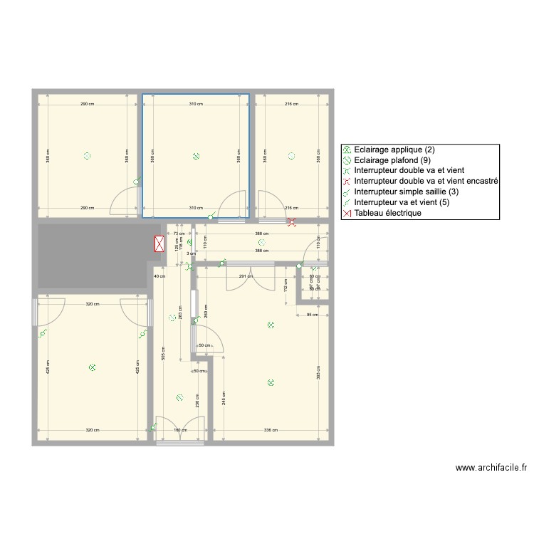 Kine. Plan de 0 pièce et 0 m2