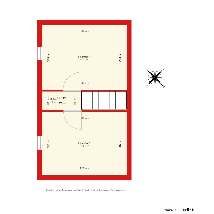 BI 3985 2ème étage coté. Plan de 0 pièce et 0 m2