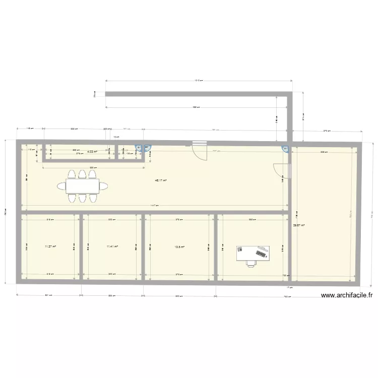 bureau merode par helene kbc. Plan de 
